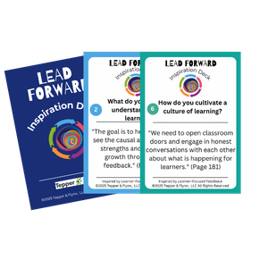 Lead Forward Inspiration Deck cards, fanned out