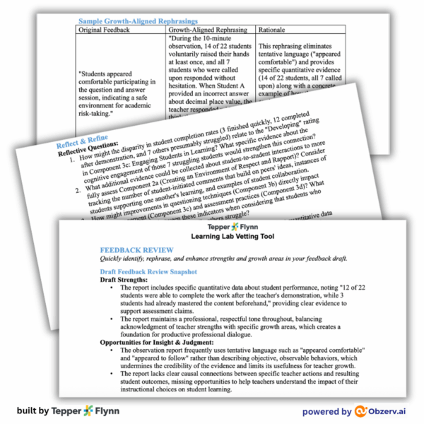 Tepper & Flynn AI Learning Lab Vetting Tool